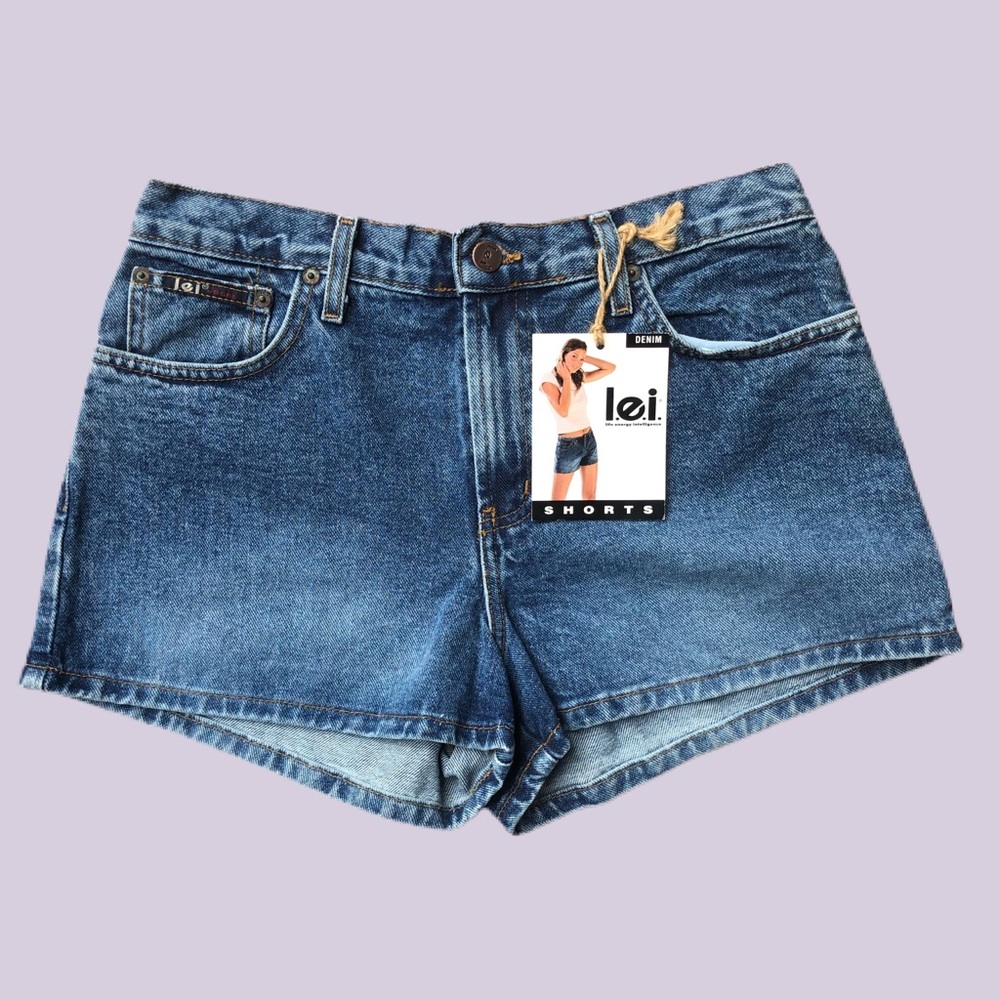 NWT Vintage 90s L.e.i Denim shorts